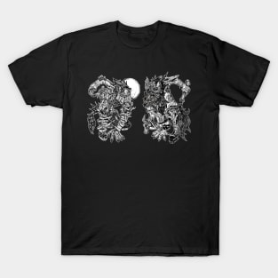 Animal bone world war II -Left and Right T-Shirt